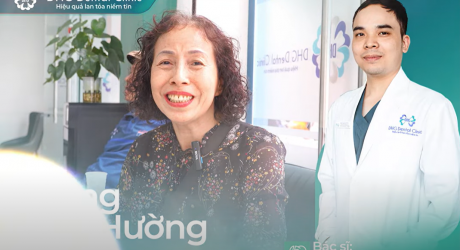 Cô Hường bọc chụp răng sứ, điều trị dứt điểm tình trạng sâu